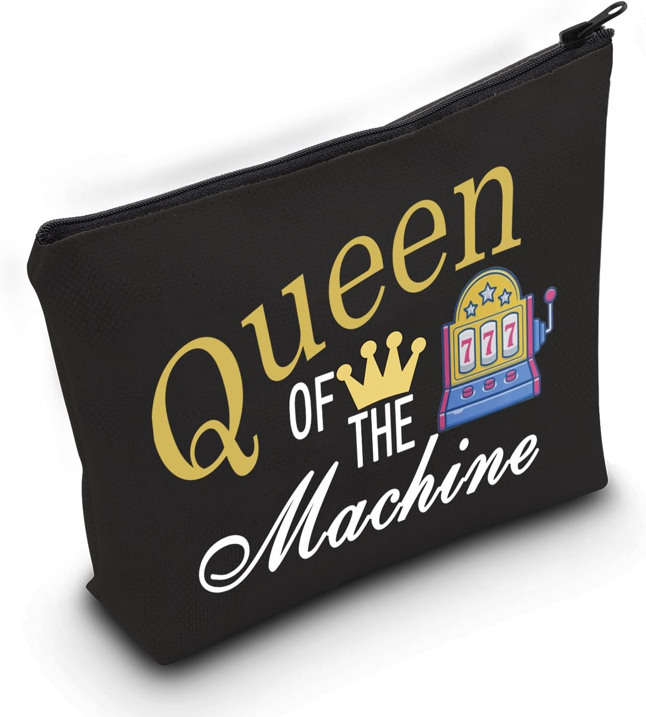 Casino Cosmetic Bag Casino Gambling Lover Gift Queen of the Machine Makeup Bag Slot Gambling Lucky Gift