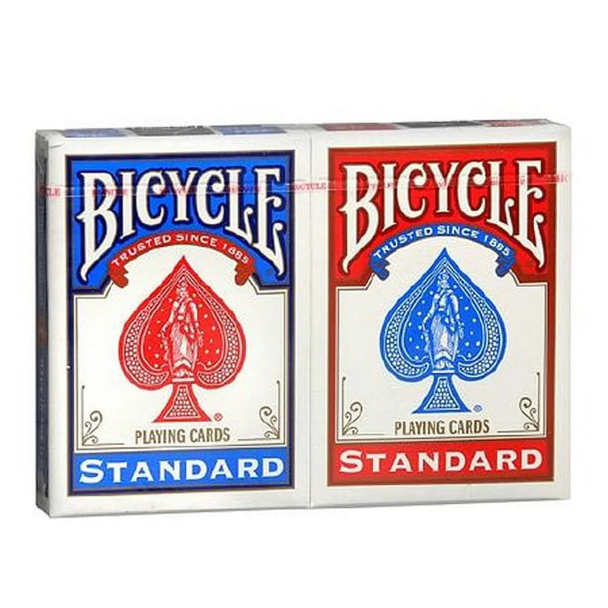 Poker Size Standard Index Playing Cards (2-Pack) [Colors May Vary: Red, Blue or Black]