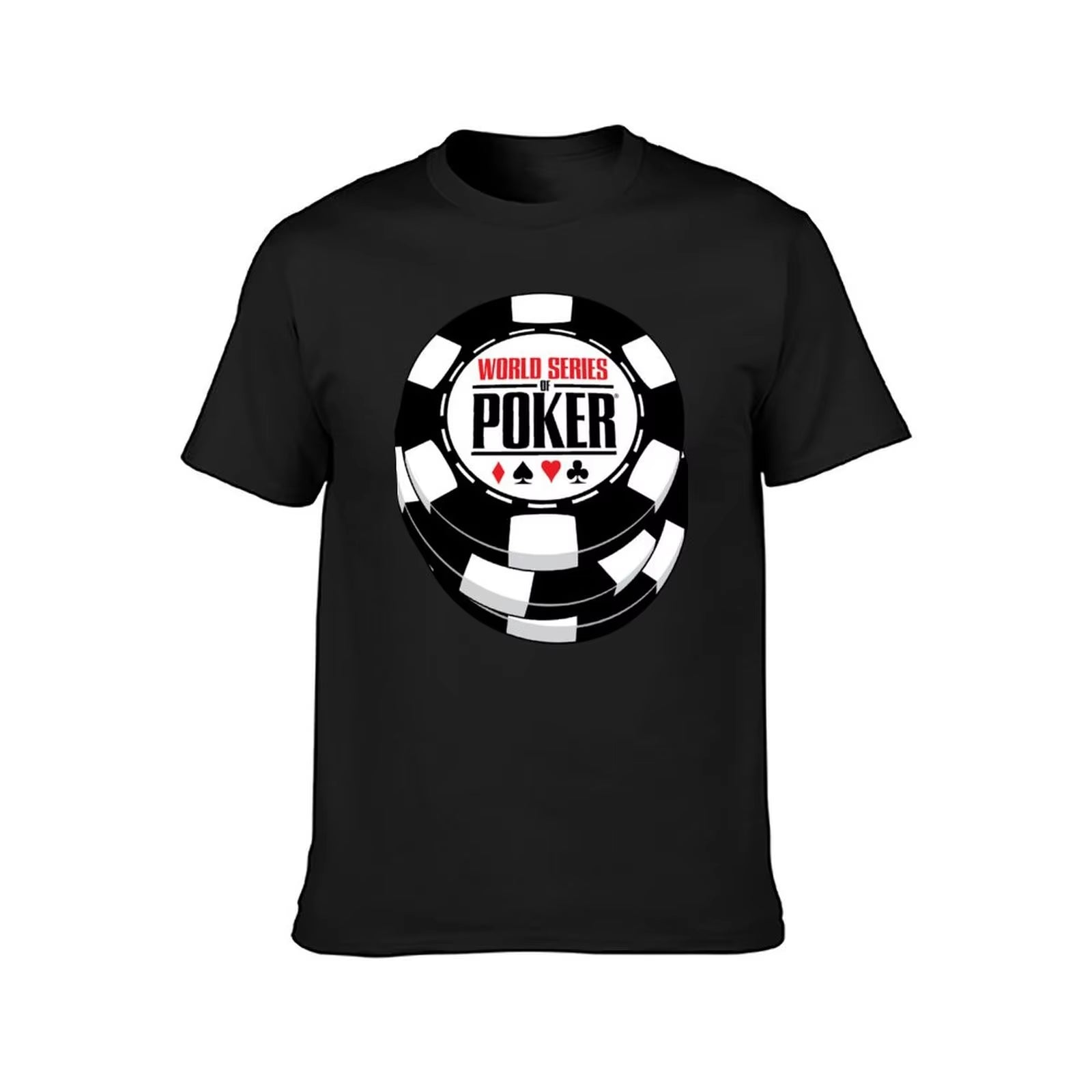 Wsop Poker Essential T-Shirt Customs Quick-Drying Cute Tops Mens Tall T Shirts