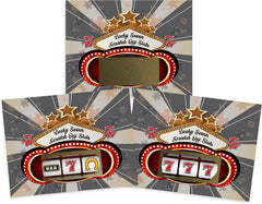 Slot Machine Casino Night Gambling Scratch-Off Game Cards Party Favors Business Promotions Customer Rewards 26 Pk