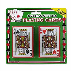 Dual Deck Plastic Coated Playing Cards