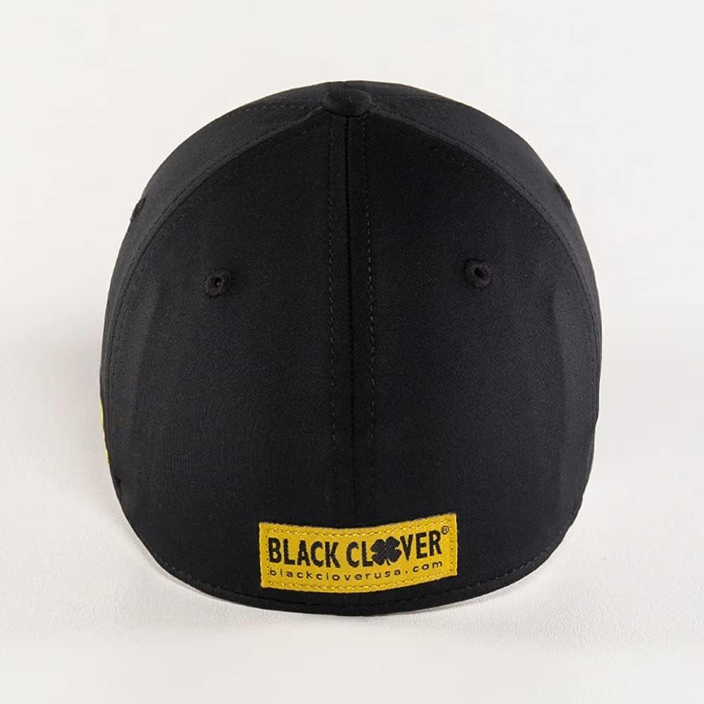 Premium Clover 49 Black Hat/Gold Clover L/XL