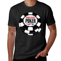 Wsop Poker Essential T-Shirt Customs Quick-Drying Cute Tops Mens Tall T Shirts