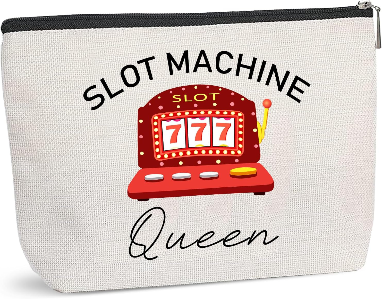 Slot Machine Casino Gambling Makeup Bag，Slot Machine Queen，Casino Makeup Bag Cosmetic Bag Trip Toiletry Bag Slot Gambling Gambler Gift Casino Lover Gift Makeup Bag Slot Machine Gifts for Women