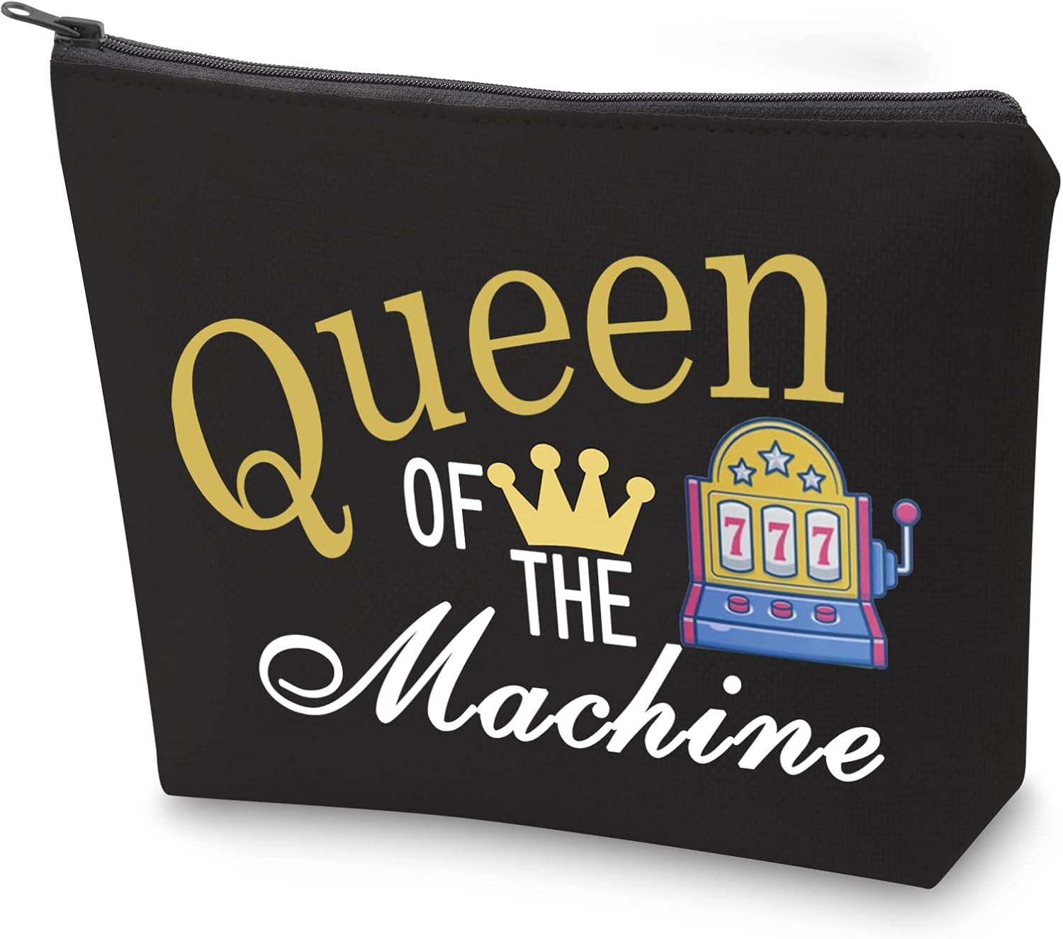 Casino Cosmetic Bag Casino Gambling Lover Gift Queen of the Machine Makeup Bag Slot Gambling Lucky Gift