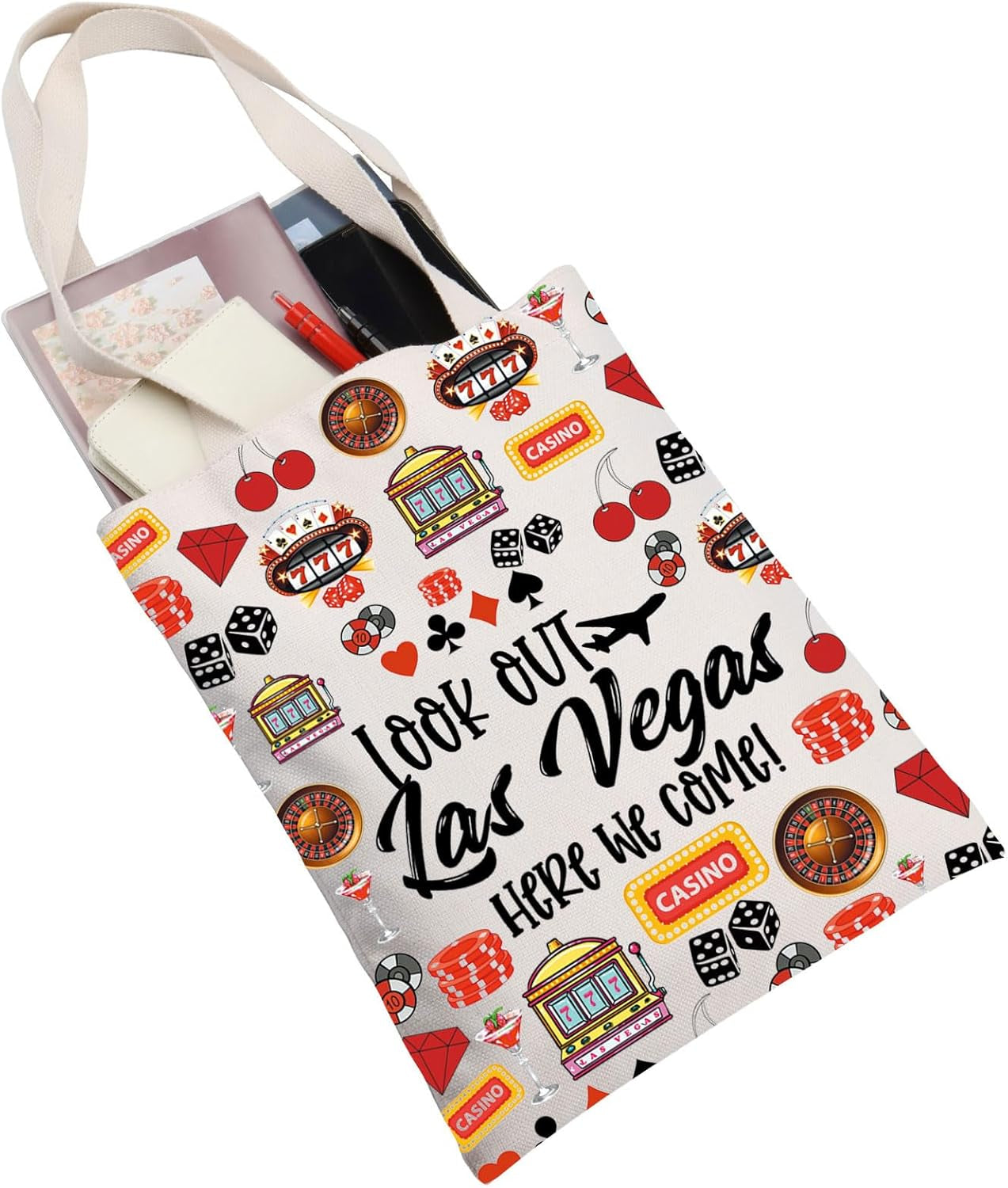 Las Vegas Makeup Bag Las Vegas Gifts for Women Las Vegas Trip Gifts Las Vegas Travel Bag Las Vegas Vocation Gifts (Look Las Vegas TG)