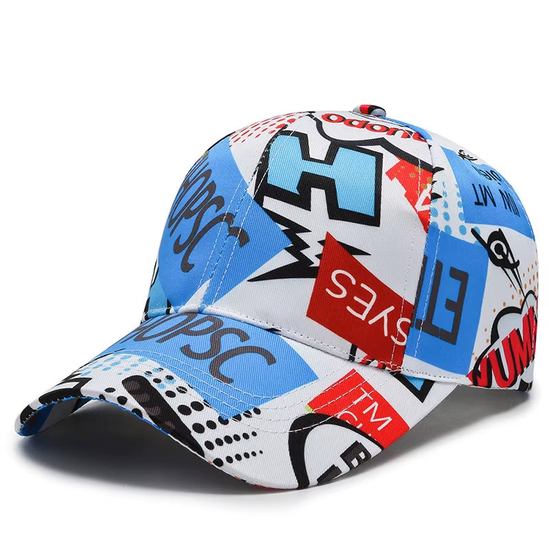 New Arrive Poker Letters Print Baseball Caps for Men Women Cotton Casual Sport Snapback Cap Hat Fashion Hip Hop Caps