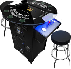 Creative Arcades Full-Size Commercial Grade Machine -Pub Style Arcade Table for 2 Player Cabinet for Home, 60 Games, Multiplayer Control Panel and Screen Size 22 Inch